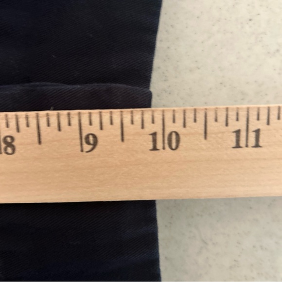 G.W. Bass & Co. Shorts Women’s Size 10 Short Shorts Chino Navy White Stars - Picture 7 of 10